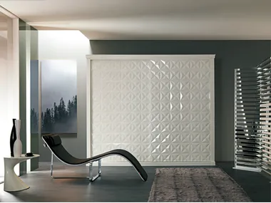 DIAMOND - Wooden wardrobe with sliding doors _ Bizzotto Italia